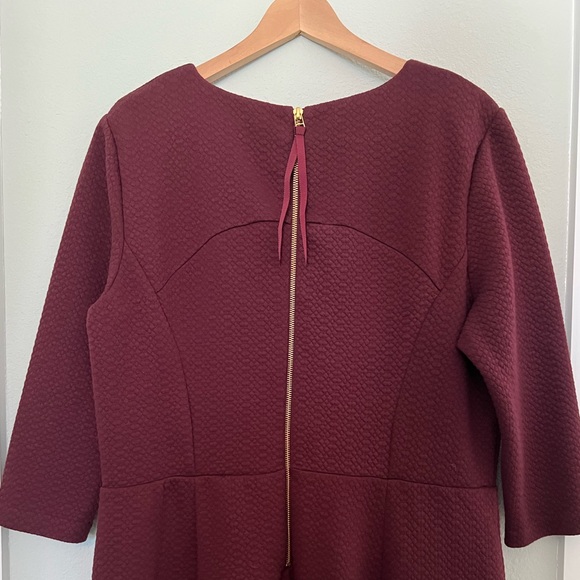 Boden Colorblock Quilted Curve and Flare Dress - Picture 7 of 10